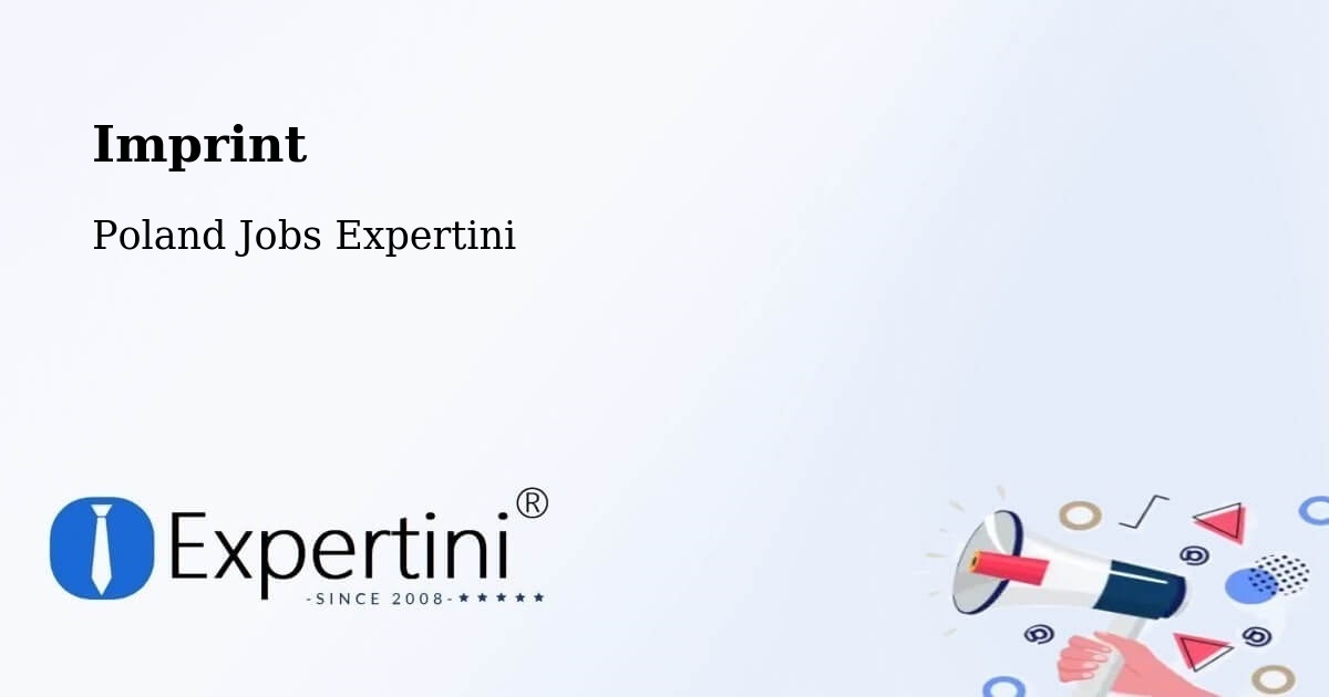 Imprint – Mszczonów - Poland Jobs Expertini
